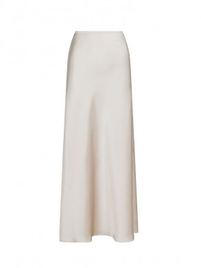 Vicky heavy sateen skirt champagne S