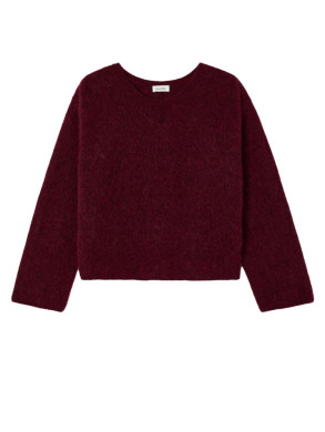 Vito 18p pullover grenat chine S