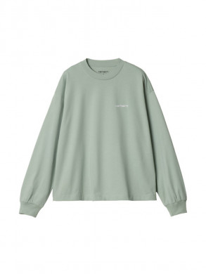 W ls grayson shirt frosted green 