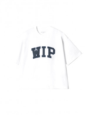 W ss wip t-shirt white S