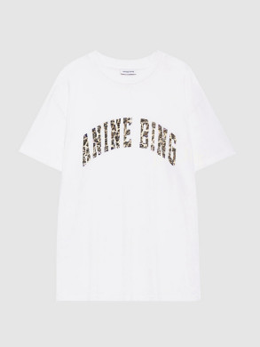 Walker t-shirt anine bing leo ivory 