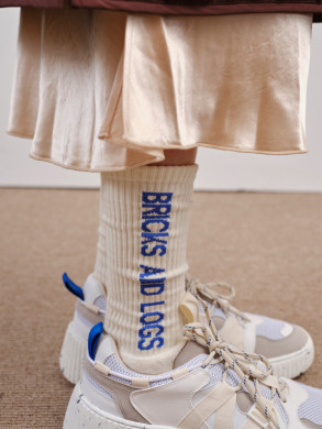 EMB socks off white/emb blue 