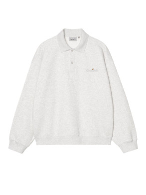 Wip label polo swear ash heather 