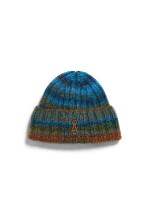 Wool knit hat light oak 