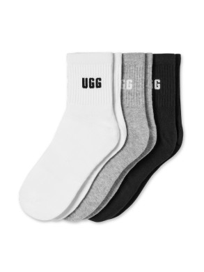 W quinlin logo quarter 3pack nimbus grey blk 