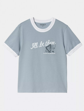 W ss i'll be there shirt frosted blue 