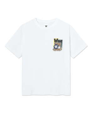 WW liam t-shirt stickers bright white 