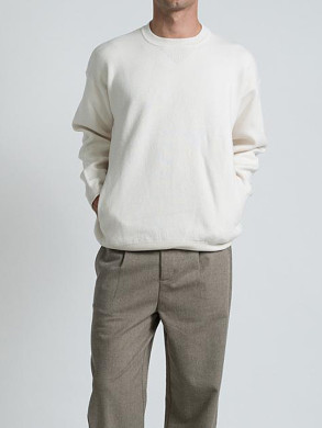 Yard fusion sweatshirt bianco 