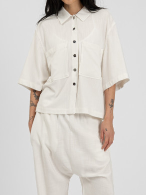 Zanny short shirt white 