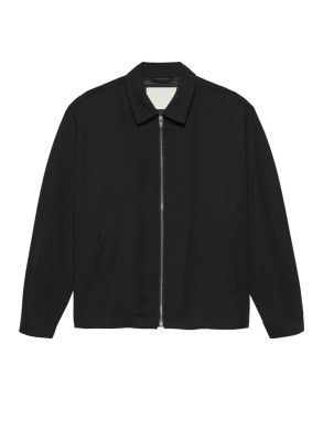 Zip up shirt black 