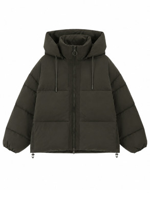 Zonza puffer jacket black olive 