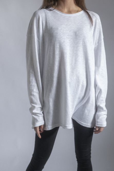 Laavio longsleeve white OS