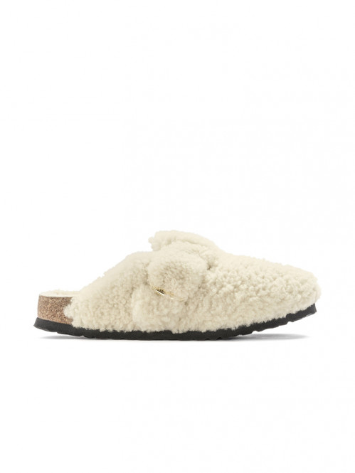 Boston big buckle teddy eggshell 