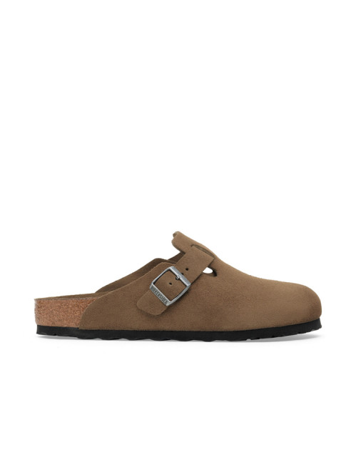 Boston suede sandals dark tea 