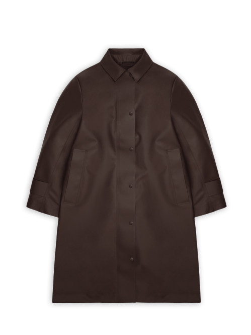 Nara w long jacket bark 