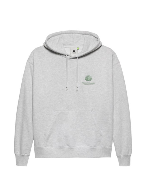 Logo hoodie ash teal 