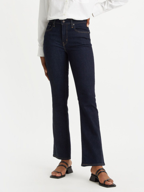 725 high rise bootcut blue wave rinse 