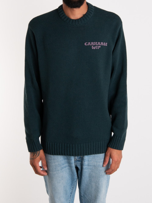 Helix sweater deep lagoon 