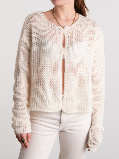 Cardigan isi ecru 