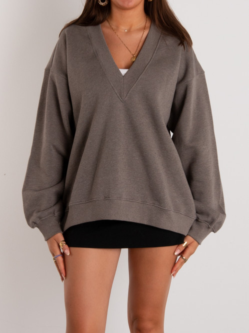 Sky pullover taupe 