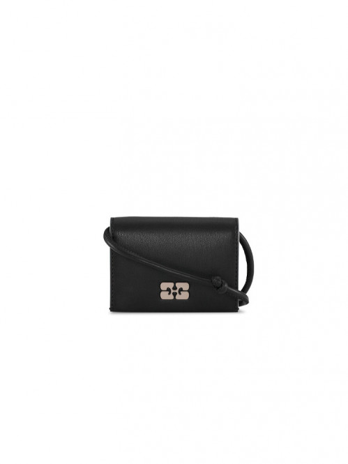 Ganni bou wallet black 