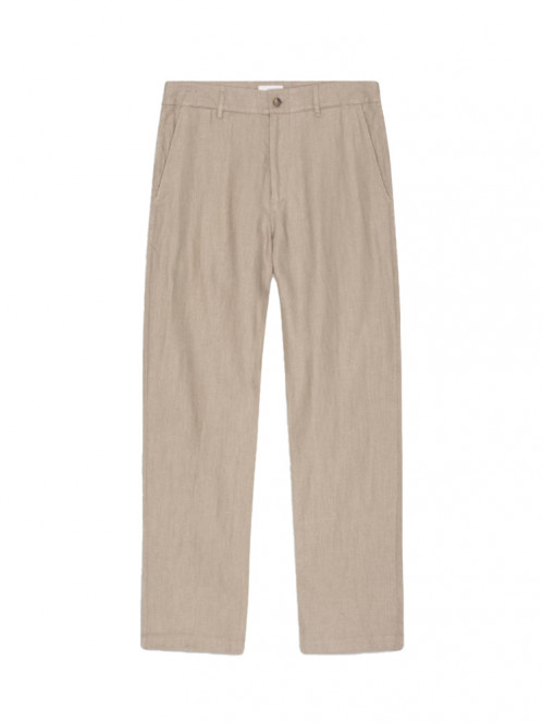 Aden linen chino greige 