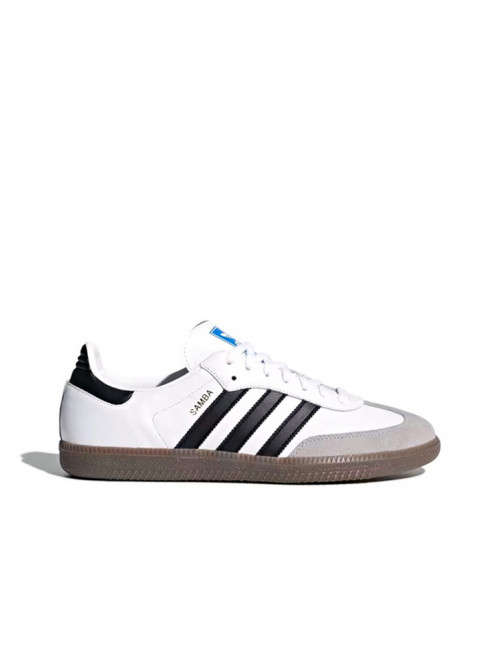 Samba og sneaker white black 7,5