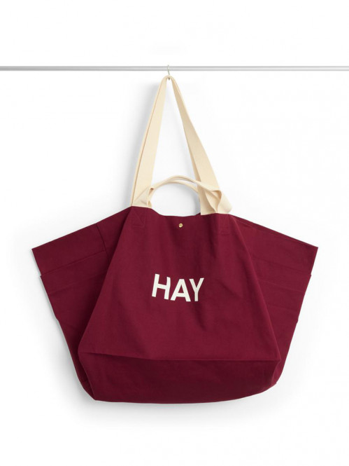 Weekend bag L burgundy 