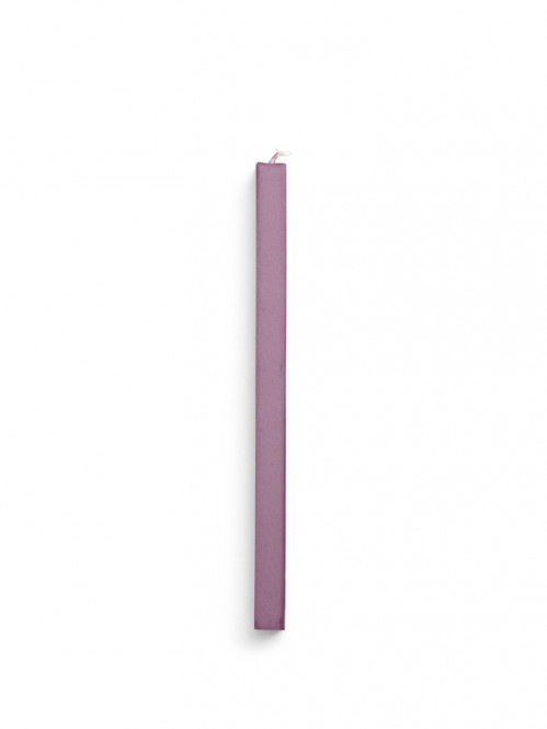 Square candle bordeaux OS