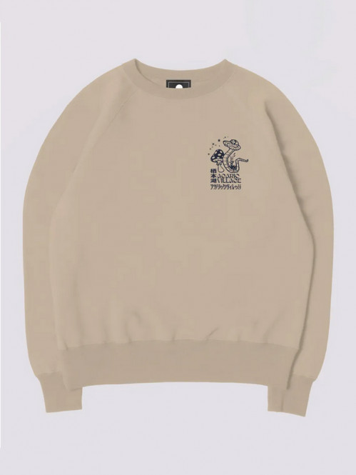 Agaric village sweatshirt white pepper 