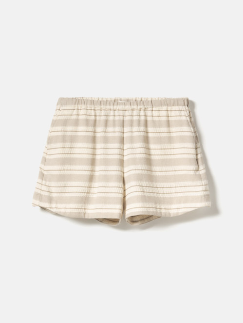 Alira shorts beige stripe 