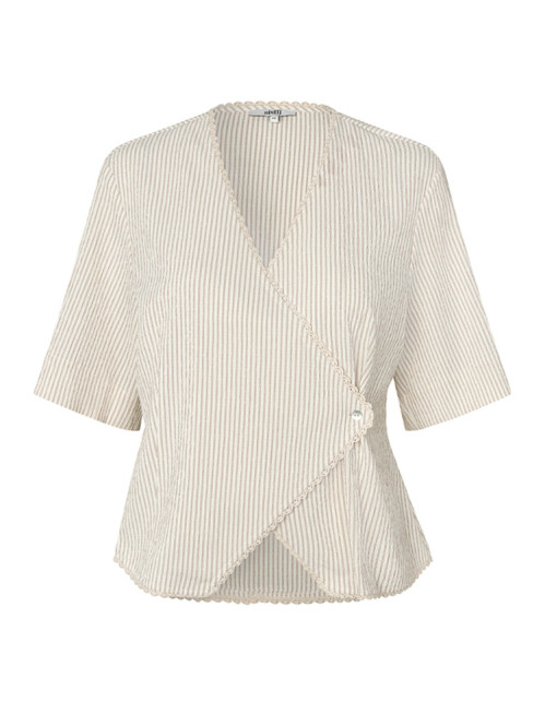 Alita stripe felicca-m blouse alita brown M