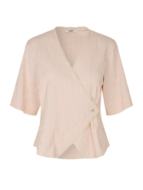 Alita stripe fellicca-m blouse  alita red S