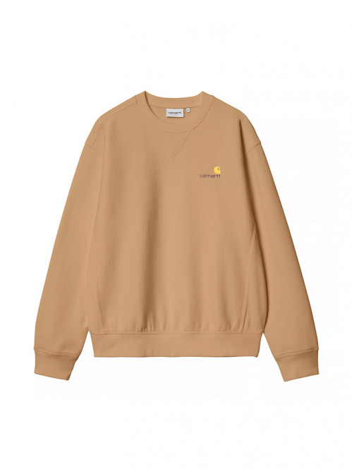 American script sweatshirt peanut XL