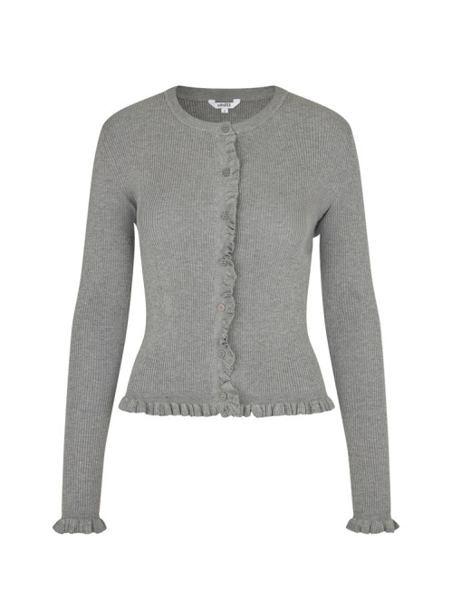 Anahera-m louc cardigan med grey melange 