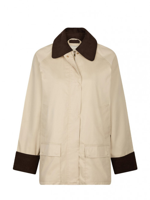 Anastacia cord jacket ivory 