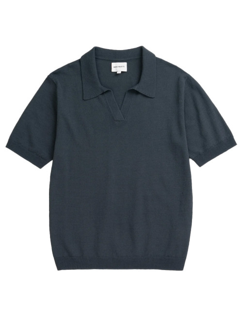 Anholt cotton paper polo graphite 