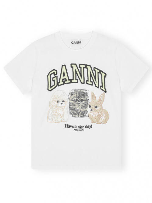 Animals relaxed t-shirt white 