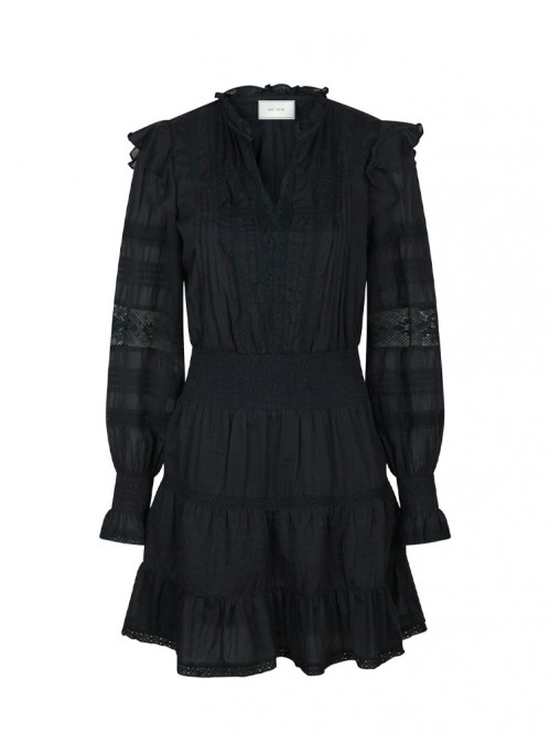 Aran s voile dress navy L