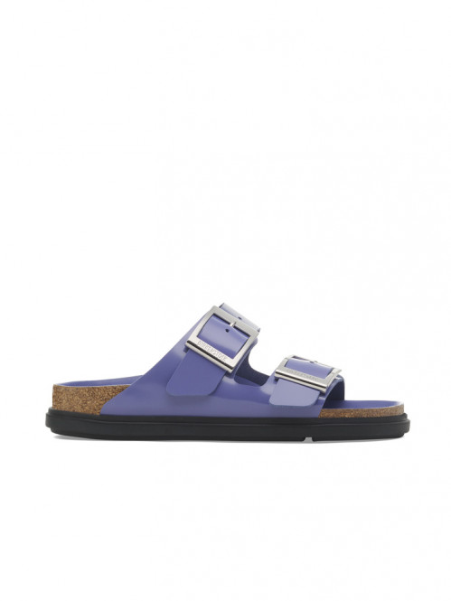 Arizona droplet buckle sandals purple dusk 