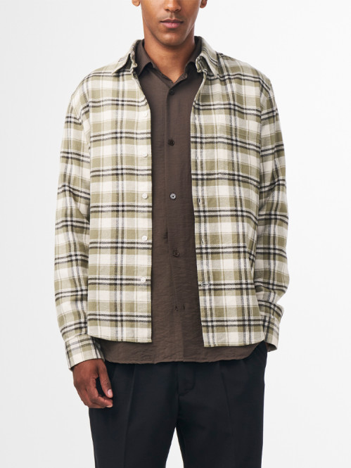 Arne 5166 shirt green check 