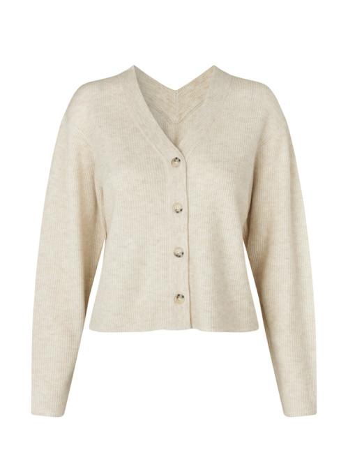 Asato-m hanae knit cardigan sugar 