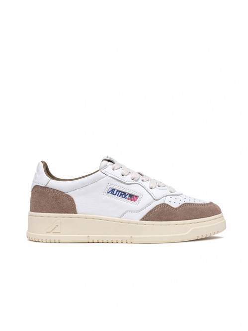 Medalist mens sneaker goat white tobacco 