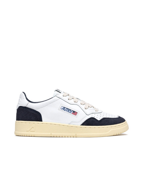 Medalist mens sneaker suede white ocean 