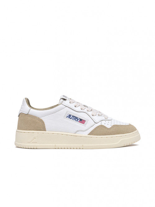 Medalist wmns sneaker suede white sponge 