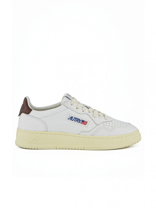 Medalist low wmns sneaker white brown 