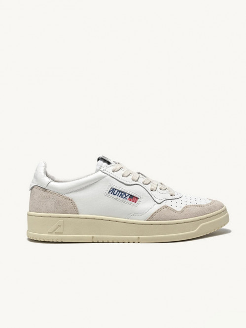 Medalist mens sneaker suede white 