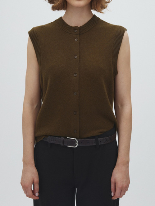 Aurely gesine-m pullunder smoked olive 