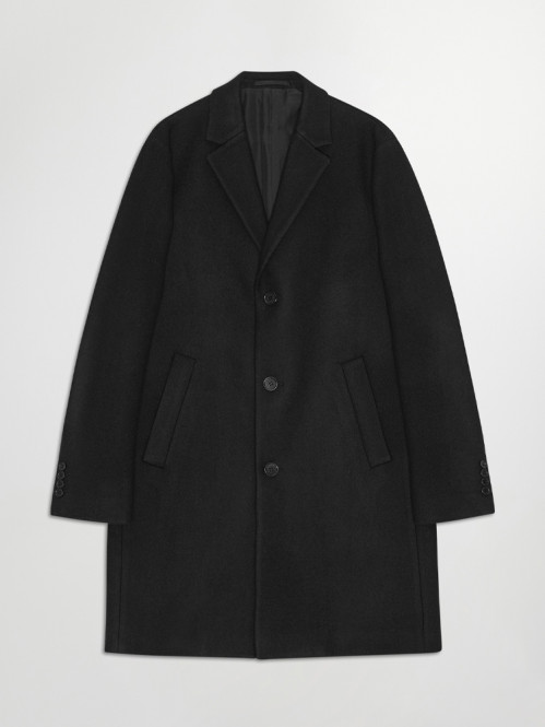 Austin wool coat black 