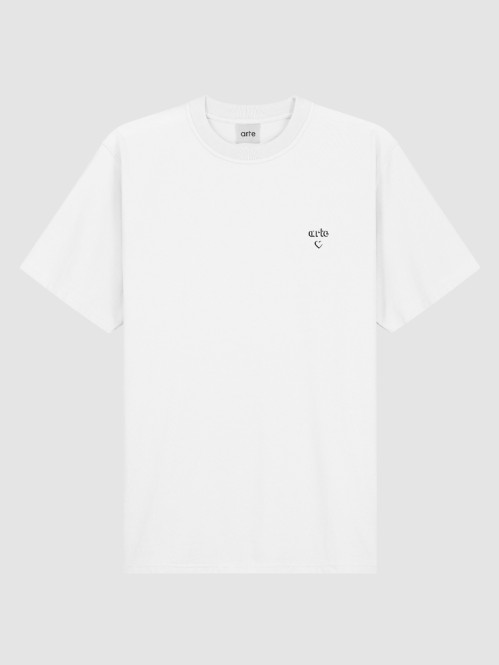 Arte heart t-shirt white 